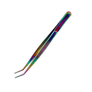 Pince à pansements dentaire de haute qualité en acier inoxydable réutilisable pour coton - Product Image 3