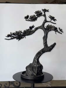 Escultura de Bonsái de Hierro Khang Hung Phat, Soldadura con Impresión Digital, Forma Irregular, Decoración Artística para el Hogar - Product Image 4