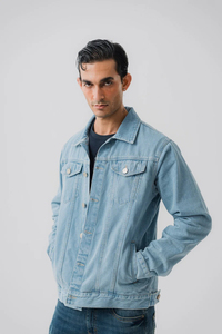 Veste en jean pour homme de haute qualité, sur mesure, nouvelle veste longue en jean élégante en laine et coton, vente en gros OEM, vêtements décontractés pour garçons - Product Image 6