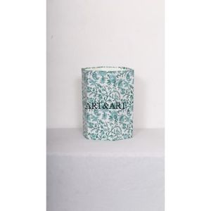Transformez votre espace avec un poubelle en carton DIY, en coton, avec un imprimé floral artisanal. - Product Image 1
