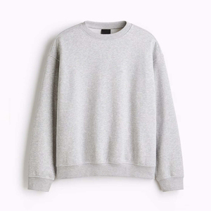YALI Individuelles Logo Vorne Bestickt Atmungsaktiver Regular Fit Herren Rundhals-Sweatshirt aus French Terry Polyester Schwergewicht Winter-Sweatshirt - Product Image 3