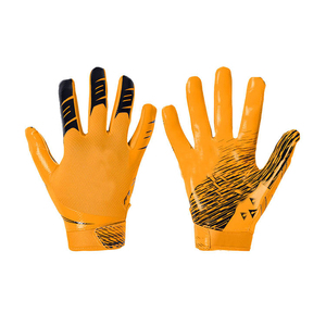 Guantes de Fútbol de Dedo Completo, Color Naranja, PU, Diseño Antideslizante, Unisex, para Todas las Estaciones, Deportes al Aire Libre, con Agarre Estampado - Product Image 6