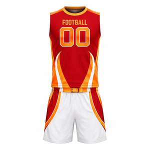 ชุดยูนิฟอร์มฟุตบอลแบบธง 7 คน OEM |   เสื้อเจอร์ซีย์แขนกุดระบายอากาศได้ดีและกางเกงขาสั้นแบบสั่งทำพิเศษ |   ชุดทีมขายส่ง - Product Image 6