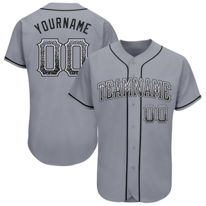 Venta al por Mayor del Jersey de Béisbol OMMIZ INDUSTRY Personalizado con Camuflaje Rojo Real, Auténtico, en Honor al Servicio - Product Image 3