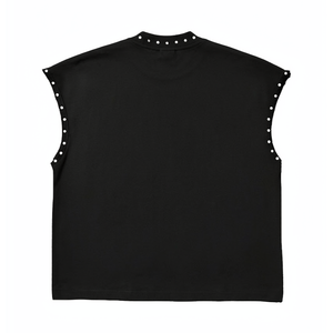 เสื้อกล้ามพิมพ์ลายกราฟิกประดับเพชรแบบ DTG ยี่ห้อ Glory Custom ผลิตจากผ้าฝ้าย 100% สไตล์ใหม่ทันสมัย เสื้อยืดแขนกุดสำหรับทุกเพศ สวมใส่สบาย - Product Image 2
