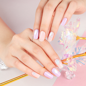 ShineB 3D Auto Nail Art Gel Nail Stickers Púrpura Negro Color Holograma Patrón geométrico Hecho en Corea-OEM/ODM - Product Image 3