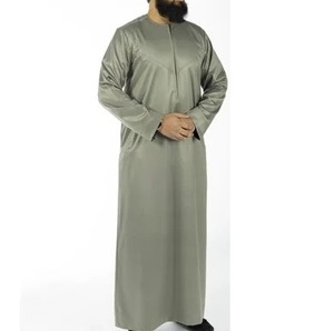 Nouvelle collection 2026 : Thobe ethnique personnalisable en coton respirant pour homme, longueur cheville, ensemble robe et costume musulman pour l'Aïd et le Ramadan, Thobe respirant - Product Image 3