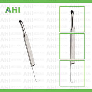 Élévateur périostal Seldin en acier inoxydable certifié CE Classe I, instrument dentaire manuel avec poignée ergonomique AHI-6110, couleur argent - Product Image 5