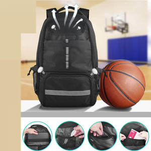 Sac à dos de basketball personnalisé, imperméable, grande capacité, sac pour équipement sportif avec compartiment séparé pour ballon, rangement pour chaussures et voyage - Product Image 4