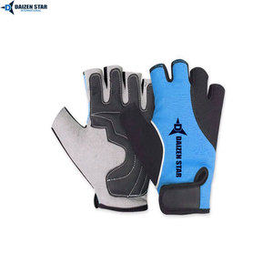 ถุงมือ Daizen Star Tactical แบบครึ่งนิ้ว สีเหลืองดำ ยาวถึงข้อมือ ผลิตจาก PU ทนทานอเนกประสงค์ เป็นมิตรกับสิ่งแวดล้อม เหมาะสำหรับกีฬา กิจกรรมกลางแจ้ง และสวมใส่ลำลอง - Product Image 3
