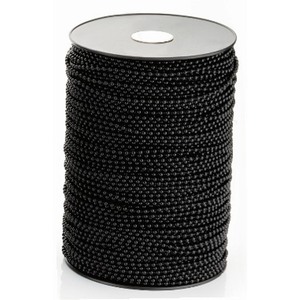 Stores à rouleaux motorisés ANB noirs avec chaîne de commande, mécanisme ignifuge pour fenêtre, tissu occultant de 3 m pour rideaux et revêtements de fenêtre - Product Image 1