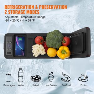 Frigorifero per Auto a Zona Singola da 8 L, 12/24V DC, Congelatore Portatile con Intervallo Regolabile 4-68F, Frigo da Bracciolo a 12 Volt di Ace - Product Image 3