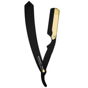 Navaja de Afeitar Profesional para Barbero con Bloqueo Giratorio, de Acero Inoxidable Clásico, de Una Sola Hoja, para un Afeitado Suave, Tipo Cut Throat, Personalizada - Product Image 3