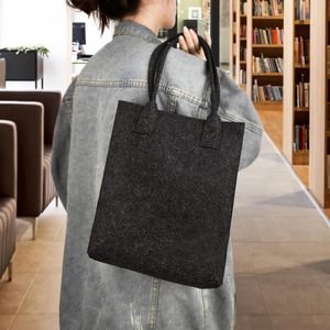 2025 sac fourre-tout en feutre robuste de 11.8x10x3.5 pouces avec poignées durables sacs d'épicerie pour le voyage - Product Image 6