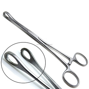 Pinces à éponges chirurgicales réutilisables en acier inoxydable de qualité supérieure Medivolve, 7 pouces, droites - Product Image 6