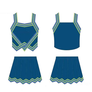 Uniforme de Animadoras Personalizado con Logotipo Impreso Digitalmente, 100% Poliéster, Manga Larga, Último Modelo, Más Popular - Product Image 1