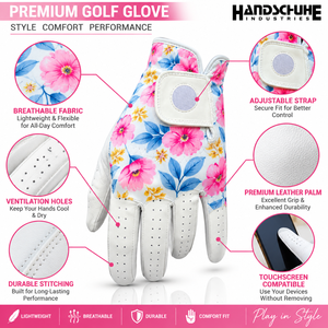 Gants de golf super doux et personnalisables, respirants, avec une adhérence stable, design sportif, ajustement flexible, gants de golf durables - Product Image 4