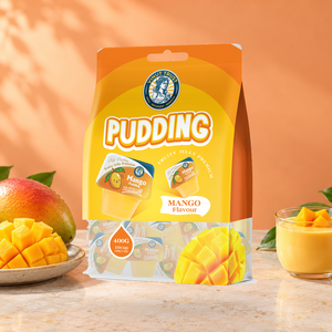 VINUT TRUST Pudín de Gelatina de Frutas con Sabor a Mango Natural Premium, Paquete de 10 Vasos de Caramelo con Forma de Dibujos Animados, Listos para Comer, 400g - Product Image 1