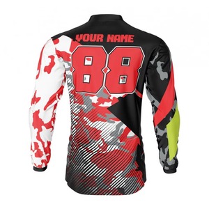 Jersey de Motocross 2026 Personalizado, Transpirable, de Poliéster, Manga Larga, con Logotipo Personalizado, de Alta Calidad, para Carreras de Motocross - Product Image 2