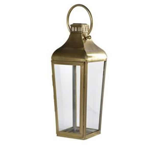 Lanternes à bougies modernes en laiton de haute qualité pour décorations intérieures et extérieures, porte-bougie pour la décoration de la maison ou les événements de mariage - Product Image 1