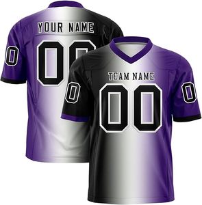Fabricant de maillots de football américain en mesh respirant, fournisseur de maillots de football américain durables pour jeunes, commande en gros - Product Image 2