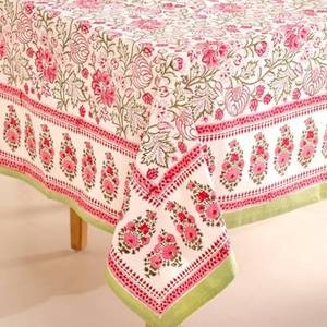 ผ้าปูโต๊ะปักลายผ้าฝ้าย 100% สำหรับตกแต่งงานแต่งงานและงานเลี้ยง  รับสั่งทำตามแบบ สำหรับร้านอาหารและงานอีเว้นท์ - Product Image 2