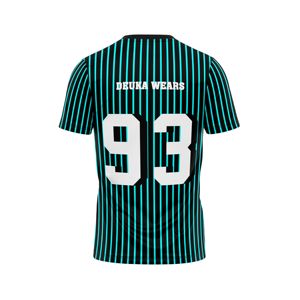 เสื้อเบสบอลซับลิเมชั่นพิมพ์ลายตามสั่งสำหรับทีมพร้อมหมายเลข  ผ้าโพลีเอสเตอร์ 100% ระบายเหงื่อได้ดี คอกลมแขนสั้น ขายส่ง - Product Image 2