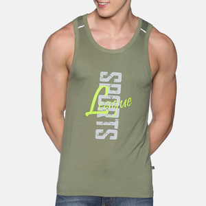 Solid Color Breathable Tank Top Custom Logo Ribbed Vests Knitted Fitness Gym Stringer <b>Singlet</b> <b>for</b> <b>Men</b> training workout session - Product Image 2