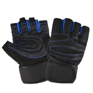 Gants de sport en cuir à demi-doigts pour la musculation, la musculation en salle, respirants, antidérapants, unisexes - Product Image 6
