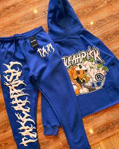 Conjunto de Sudadera con Capucha y Pantalones Deportivos Personalizados para Hombre - Product Image 4