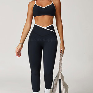 Vêtements de sport et de fitness pour femmes, ensembles de yoga, nouveau style, best-seller, ensemble de yoga pour femmes fabriqué au Pakistan par Aura Rex Apparel - Product Image 5