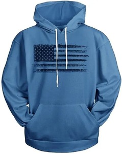 Sudadera con Capucha Personalizable para Hombre, Estilo Americano, Color Negro, Corte Regular, Algodón French Terry, Logotipo Frontal - Product Image 2