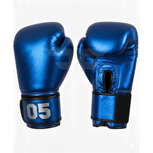 MMA Gym Adult Boxing <b>Gloves</b> Fabric Custom Logo <b>Moisture</b> Wicking Hook Loop Closure Training <b>Gloves</b> for Martial Arts Fitness - Product Image 4