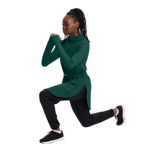 Muslim Women Modest Swimwear Active Wear High Cut 2 Piece Set Islamic <b>Burkinis</b> Eco-Friendly Fitness Cover Crystal Front UPF50+ - Product Image 2