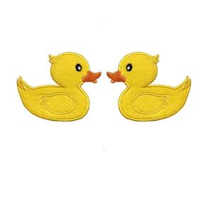 Parche Bordado con Diseño de Pato / Colgante / Llavero |   Motivo de Animal Adorable |   Bordado de Tela para Prendas y Bolsos | Exportación al por Mayor - Product Image 3