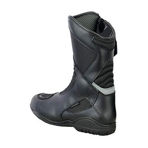Bottes de moto courtes en cuir pour hommes, style personnalisé respirant, toutes saisons, pour la conduite urbaine, directement de l'usine - Product Image 4