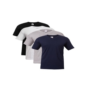 Camisetas de Jersey Lisas Casuales para Hombre, 180 Gramos, Manga Corta, Cuello en V, Transpirables, de Secado Rápido, Ecológicas, Ajuste Regular Comprimido - Product Image 5