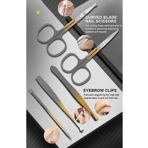 Top Selling Manicure <b>Pedicure</b> <b>Set</b> High Quality Custom Made Stainless Steel Lightweight Manicure Kit With Customized Packaging - Product Image 3