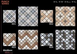 Dalles de sol numériques résistantes aux intempéries pour extérieur, en céramique mate, 300x300mm, 30x30cm, 12x12 pouces - Product Image 4