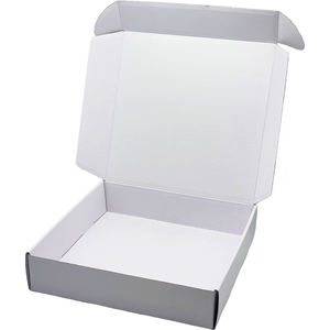 Luxury <b>White</b> Corrugated Mailer Packaging <b>Boxes</b> for Clothing Apparel Cosmetic Beauty Shipping - Product Image 4