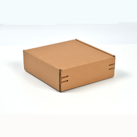 Boîtes d'expédition en carton ondulé recyclables avec logo personnalisé, ouverture à fermeture éclair, emballage en papier avec bande de fermeture éclair