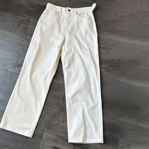 Jean baggy taille mi-haute de haute qualité, coupe ample, style streetwear, poches tendance, fermeture à boutons, jean décontracté - Product Image 1