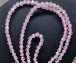 Best Indian Wholesale Manufacturer 2.50 mm Pink Gemstone Beads Faceted Beads Available in Bulk Quantity at Cheap Prices - Product Image 2