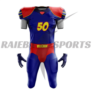Tenues de football américain personnalisées pour équipes – Maillots de football américain sur mesure avec numéros de joueur imprimés par sublimation, respirants, pour les matchs - Product Image 4