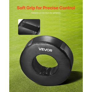 Maniquí negro de aparejos de fútbol de alta densidad, resistente al agua, de PVC, rueda de esponja de alta densidad, para bloquear golpes, 1 unidad - Product Image 5