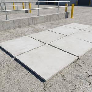 20mm Thick Cotto Ash Porcelain Outdoor Pavers 600x600mm 600x900mm R11 Heavy Duty Industrial Paving - Product Image 2