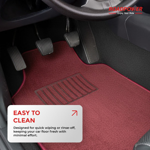 Alfombrillas de Coche ROADPOWER (RP-MAT-032) Premium de 3 Piezas, Duraderas, Diseño de Fácil Instalación, Construcción de Alfombra Premium y Refuerzo en el Talón - Product Image 5