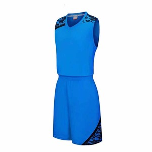 Pantalones Cortos Deportivos de Baloncesto con Cintura Ajustable Hechos de Tela de Malla con Chalecos de Jersey sin Mangas, Uniforme de Baloncesto Transpirable Personalizado - Product Image 3