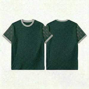 Camiseta Básica Lisa de Manga Corta para Hombre, Ideal para Viajes, Color Sólido, Suave, a la Moda, para el Mercado Estadounidense - Product Image 4