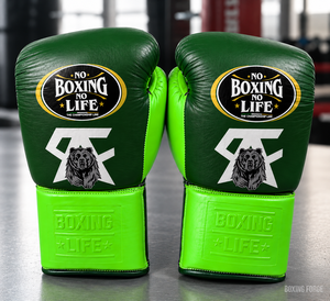 Boxing Life Customized Color Leather Training Gloves <b>Lace</b>-Up Wrist Strap Adult Breathable <b>Top</b>-quality Customized Logo Printing - Product Image 2